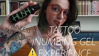 PR Tattoo Numbing Gel Hush Experience [upl. by Skelly584]