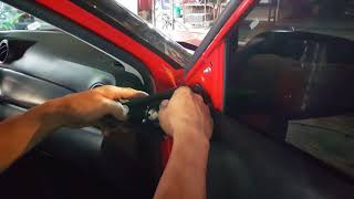 Suzuki vitara 2018  front door panel removal  jeff tan tutorial [upl. by Ylecara]