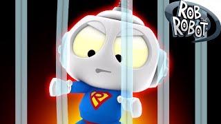 SUPERHERO PRISON  Preschool Learning Videos  Rob The Robot [upl. by Townshend]