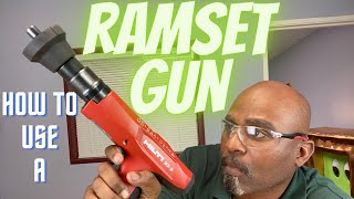 HOW TO USE A RAMSET GUN [upl. by Lindy]