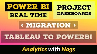 Tableau to Power BI Migration  Power BI Project Dashboard 530 [upl. by Eilraep]