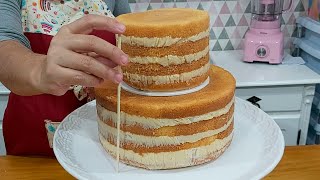 BOLO DE 2 ANDARES QUE TODO INICIANTE CONSEGUE FAZER PARIS CAKE DESIGNER [upl. by Strawn849]