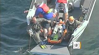 Hydroplane race driver survives scary boat crash [upl. by Bolte]