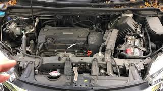 ADDING COOLANT TO Honda CRV  HOW TO [upl. by Nuahsyd]