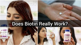 Biotin Hair Growth  Can Biotin Help Hair Grow Faster  My Experience  HeathVit Biotino Review [upl. by Inerney]