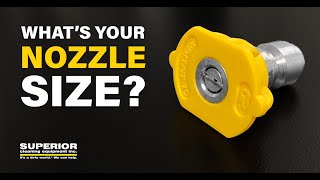 How To Choose The Right Nozzle Size For Your Pressure Washer [upl. by Bilat533]