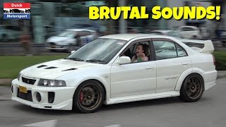 Mitsubishi Lancer Evo Compilation  BRUTAL Sounds [upl. by Nylyrehc]