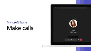 How to make calls with Microsoft Teams [upl. by Onirefez]