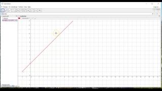 Geogebra Funksjon med definisjonsmengde [upl. by Tsnre]