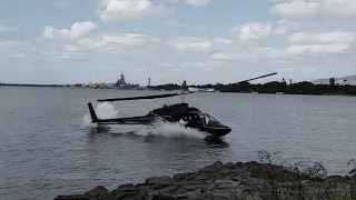 WATCH Helicopter Crashes Near Pearl Harbor Raw Video [upl. by Zemaj]