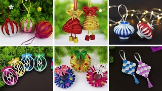 6 DIY Christmas Ornaments Decoration Ideas  Christmas Tree Decorations  Christmas Crafts [upl. by Wivestad664]