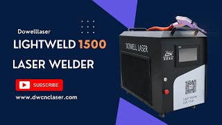 Lightweld 1500 Laser Welding System Installation and Use Video [upl. by Kayley]