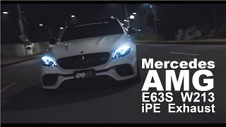 Mercedes AMG E63S W213 iPE Exhaust System [upl. by Rhys]