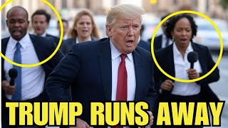 Trump RUNS from REPORTERS ONE DAY After Zelensky DISASTER MEETING [upl. by Deonne206]