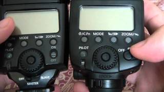 Canon Speedlites Overview 430EX  580EX  580EX II [upl. by Grigson647]