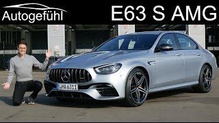 new Mercedes E63 S AMG FULL REVIEW 2021 MercedesAMG E63 S Facelift  Autogefühl [upl. by Halonna]