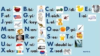 English Alphabet Pronunciation  Alphabet ABC Pronunciation [upl. by Emsmus]