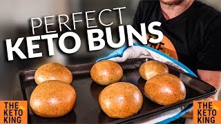 PERFECT Keto Buns  Keto Hamurger Buns  Low Carb Buns  Keto Rolls  Keto Bread [upl. by Olcott61]