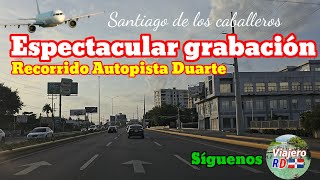 Ampliación Autopista Duarte entrando a Santiago de los caballeros República Dominicana [upl. by Eceirahs346]