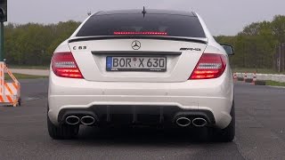 The Most EPIC C63 AMG Exhaust Notes In The World [upl. by Asiuol]