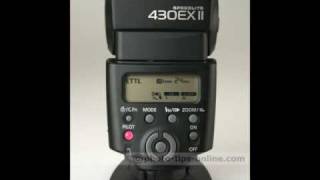 Canon Speedlite 430EX II flash slideshow [upl. by Nuyh]