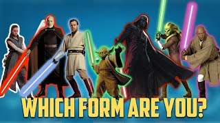 All 7 Lightsaber Combat Styles Explained [upl. by Noyrb]