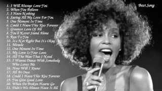 WHITNEY HOUSTON  Greatest Hits  Best Songs Of Whitney Houston Full Album [upl. by Obla]