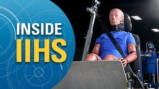 Inside IIHS Rear testing for whiplash prevention [upl. by Zima891]