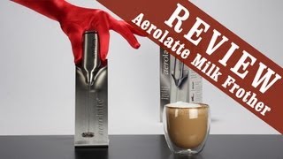 Aerolatte Milk Frother  Exclusive Review [upl. by Ydnolem448]