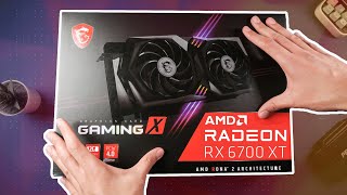 AMD RX 6700 XT Unboxing  MSI Gaming X [upl. by Johann734]