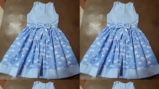 VESTIDO INFANTIL de 4 A 6 ANOS COSTURA PARA INICIANTES [upl. by Ellennahs22]