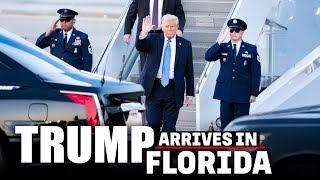 President Donald Trump arrives at his MaraLago property I Palm Beach I Florida I USA [upl. by Ayouqat]