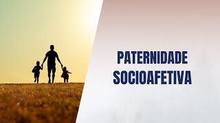 Paternidade socioafetiva [upl. by Aidni321]