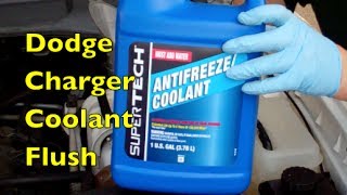 Dodge Charger coolant flushchange [upl. by Crista]