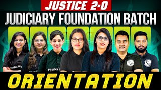 Justice 20 Batch Orientation 🔥 Judiciary Foundation Batch  Judiciary Preparation [upl. by Worrad]