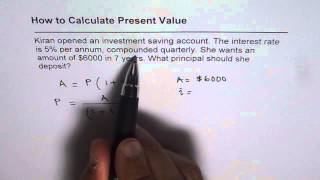 How to Calculate Present Value for Compounding Quarterly [upl. by Relly512]