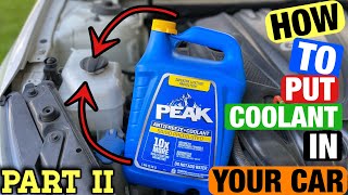 HOW TO PUT COOLANT IN YOUR CAR PART 2  KIA AND HYUNDAI CARS  GREEN COOLANT VS RED kia coolant [upl. by Scrivings]