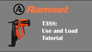 Ramset T3SS Gas Tool Use and Load Tutorial [upl. by Gnirol]