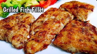 Grilled fish fillet  Quick spicy and delicious [upl. by Athalee]