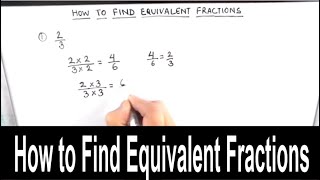 How to find Equivalent fractions  Equivalent Fractions  What are Equivalent Fractions [upl. by Meeker899]