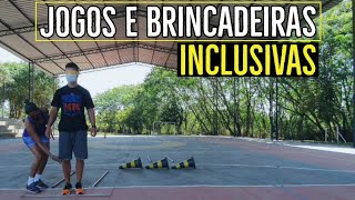 EDUCAÇÃO FÍSICA  JOGOS E BRINCADEIRAS INCLUSIVAS [upl. by Nauqed]