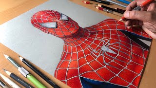 SpiderMan Drawing Sam Raimi Suit  Timelapse  Realtime  Artology [upl. by Bertrando]