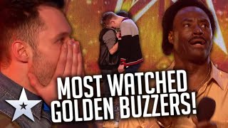 MOST WATCHED GOLDEN BUZZER AUDITIONS  Britains Got Talent [upl. by Server]