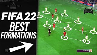 FIFA 22  BEST FORMATIONS amp TACTICS [upl. by Supple]