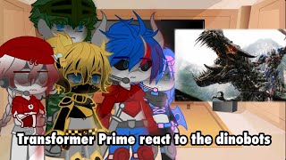 Transformer Prime react to the dinobots  🇫🇷🇧🇷🇪🇸🇬🇧 Aira original [upl. by Acirat464]