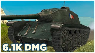 AMX CDC • 61K DMG • 4 KILLS • WoT Blitz [upl. by Ennaylloh]