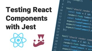 React Testing Tutorial Jest  React Testing Library [upl. by Isabella]