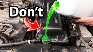 Never Do This When Changing Your Coolant [upl. by Gnni]