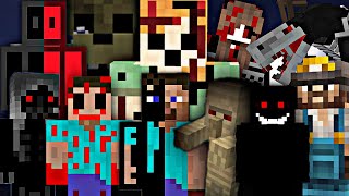 Minecraft CREEPYPASTA SEASON 1 ALL EPISODE RossenGamerz Compilation [upl. by Jonna]