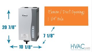 Aprilaire 800 Whole Home Steam Humidifier Overview [upl. by Nagey]